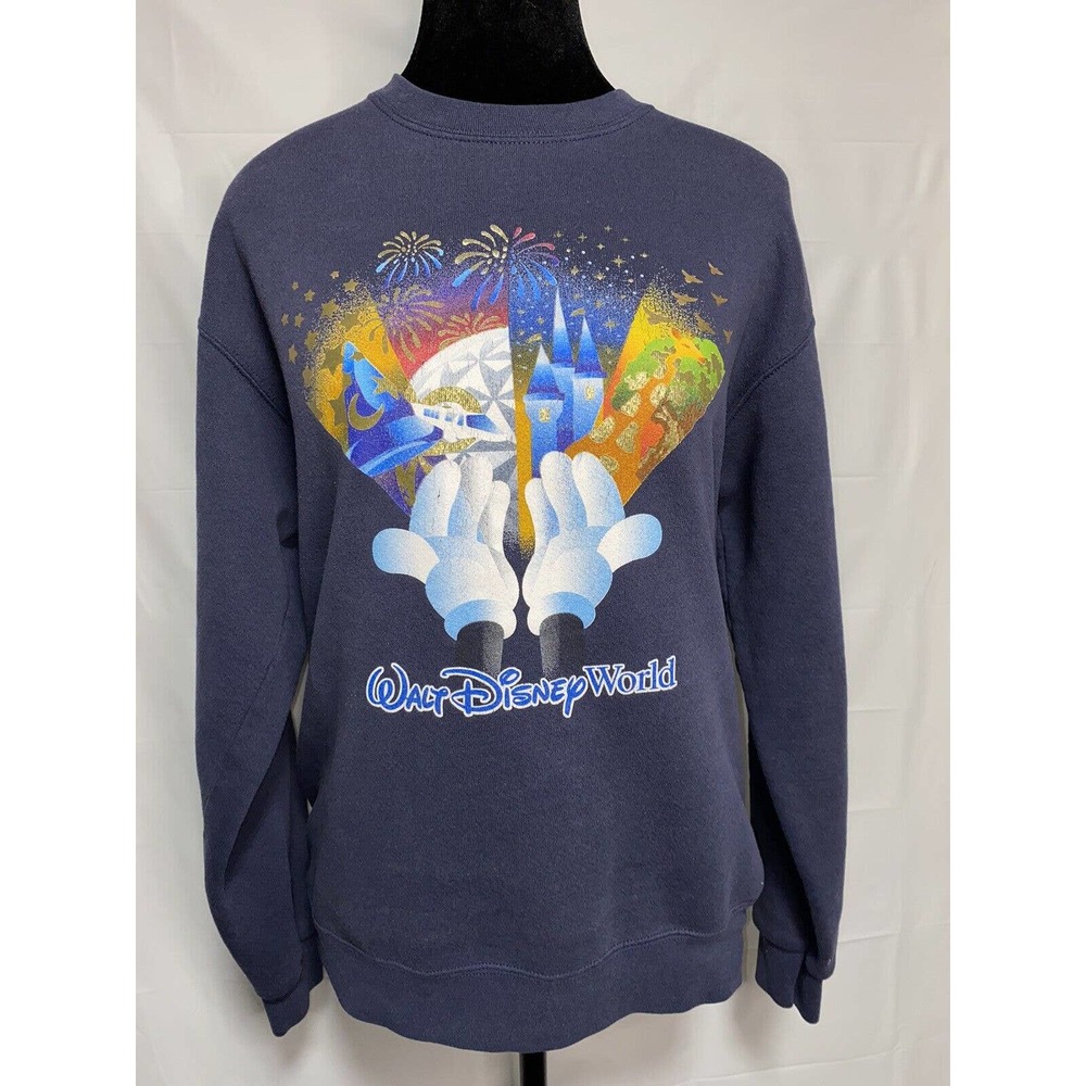 Vintage Walt Disney World Mickey Mouse Women’s Pullover Sweater Size Small‎